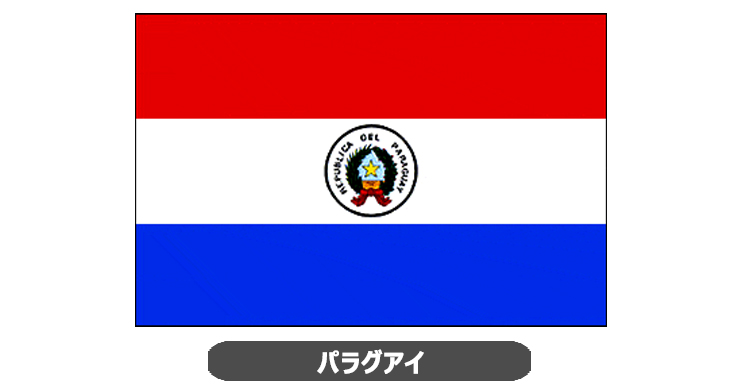 パラグアイ用卓上旗の外国旗・卓上旗パラグアイ｜ジョイタス